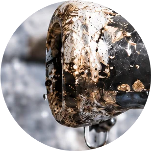 Fixture crusted with mineral scale