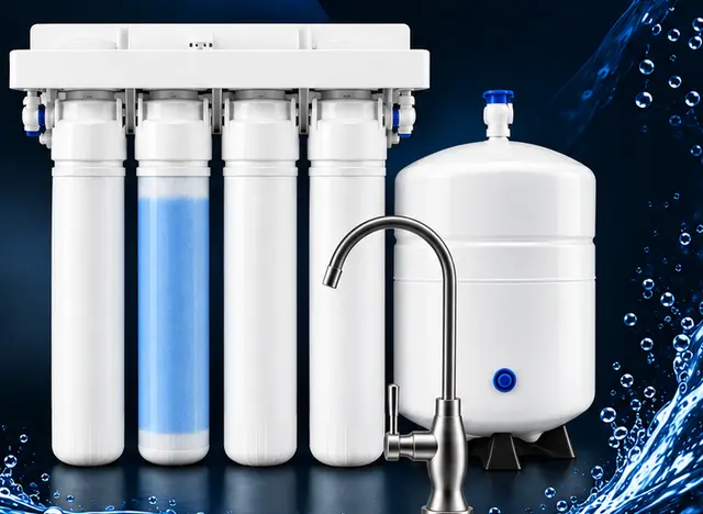Infinity Water Tech 5-stage reverse osmosis system with storage tank and faucet
